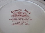 Огромные блюда 28 см. Vintage W.H Grindley Ltd Staffordshire Country Style Англия, фото №13