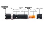 Фонарик аккумуляторный POLICE BL-T8626 990000 W, numer zdjęcia 12