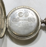 Серебряные карманные часы ZENITH. На ходу, фото №6