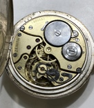 Серебряные карманные часы ZENITH. На ходу, фото №9