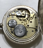 Серебряные карманные часы ZENITH. На ходу, фото №10