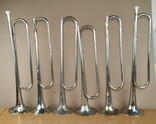 Труба Пионерский горн СССР Trumpet (6 штук), фото №3