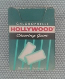 HOLLYWOOD Chlorophylle Chewing Gum - коробочка от жвачки-драже , Дания, фото №3