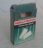 HOLLYWOOD Chlorophylle Chewing Gum - коробочка от жвачки-драже , Дания, фото №12