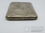 Портсигар  серебро 84 пр   215 грамм, фото №6