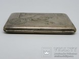 Портсигар  серебро 84 пр   215 грамм, фото №7