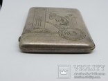 Портсигар  серебро 84 пр   215 грамм, фото №8