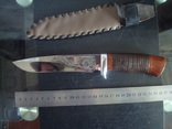 Новый охотничий нож в ножнах, фото №3