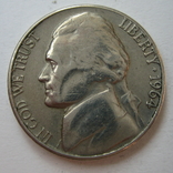 США 5 центов 1964 года.D, фото №3