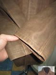 Большая утепленная кожаная мужская куртка MILESTONE. Германия. Лот 872, фото №6