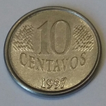Бразилія 10 сентаво, 1997, фото №2