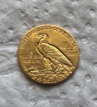 США 2,5 $ 1829 год 4,17 грамм золота 900’, фото №3