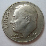 США 10 центов 1966 года., фото №4
