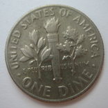 США 10 центов 1966 года., фото №6