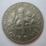США 10 центов 1966 года., фото №9