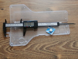 Штангенциркуль электронный 0-150 мм с глубименомером LCD Микрометр Carbon, фото №2