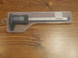 Штангенциркуль электронный 0-150 мм с глубименомером LCD Микрометр Carbon, фото №3