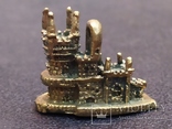 Ласточкино Гнездо замок коллекционная миниатюра бронза брелок, фото №6