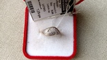 Кольцо серебро 925, позолота, вставки цирконы., photo number 9