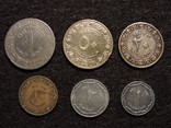 Алжир 1 динар 1964, 50 сант 1964, 20 сант 1964, 10 сант 1964. 2 сант 1964, 1 сант 1964, фото №2