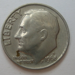 США 10 центов 1968 года.D, фото №2
