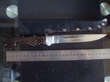 Охотничий нож,резная ручка, фото №3