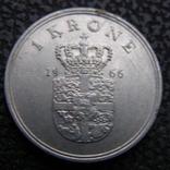  1 крона Дания 1966, фото №2