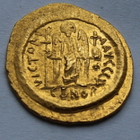 Солид Юстиниан Византия Константинополь золото. 4,49 г, фото №3