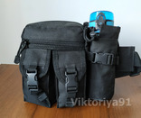 Универсальная тактическая сумка качество Топ (черная), фото №4
