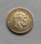 Пруссия 20 марок 1884-А год 7,96 грамм 900’, фото №2