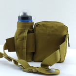Универсальная тактическая сумка на пояс с карманом под бутылку, фото №6