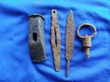 Молоток, кресало, ключ, ніж, фото №2
