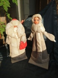 Дед Мороз и Снегурочка с этикетками, фото №3