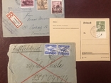 Марки Германии на почтовых открытках, фото №2