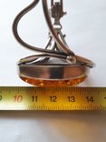 Серебряный браслет с янтарем ( серебро 925 пр. вес 37.7 гр. ), photo number 12