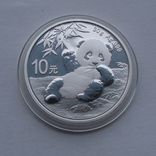 2020 г - 10 юаней Китай,Панда,30 грамм серебра в капсуле, фото №6