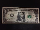 1$ 2013 с годом рождения в номере 1976 год., One dollar  США, фото №4