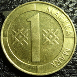 1 марка Фінляндія 1996, фото №3