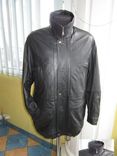 Большая кожаная мужская куртка SMOOTH City Collection. Лот 889, фото №9