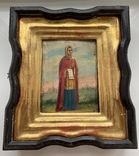 Икона Святая мученица Параскева в киоте, фото №2