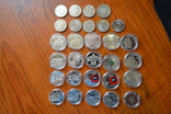 Набір пам'ятних монет різних років (29 монет), фото №6