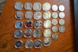 Набір пам'ятних монет різних років (29 монет), фото №10