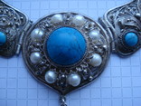  Ожерелье, браслет , серьги. Экслюзив. Серебро. Авторская работа, фото №5
