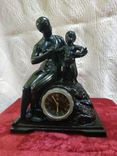 Чугунные часы " Материнство" с клеймом Касли1964 год СССР., фото №2
