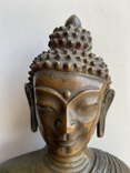 Скульптура статуэтка Будда старинная авторская подписная, фото №5