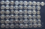 Монеты Древнего Рима (денарии) 55 штук., фото №8