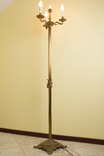 Торшер на 4 лампочки бронза Испания, фото №2