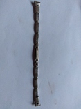 Серебряный браслет к женским часам, фото №4