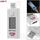 USB тестер тока и напряжения UNI-T UT658 для проверки зарядок/кабелей/Power Bank, фото №7