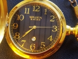 Часы карманные Gruen на ходу, фото №6